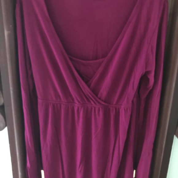 Long sleeve maternity blouse - Picture 2 of 3